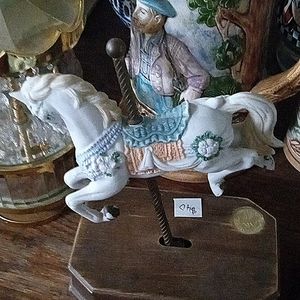 Horse carousels some are music boxes